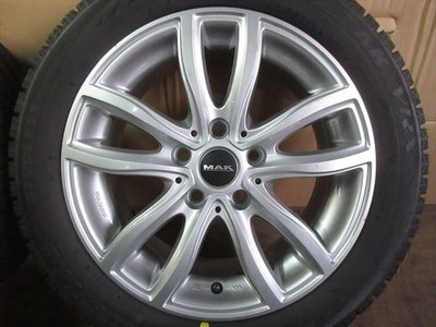 JDM ・MAK FAHR 16x7J+52 5H-112 4wheels set for BMW Bridgestone Blizzak No Tires - Image 2