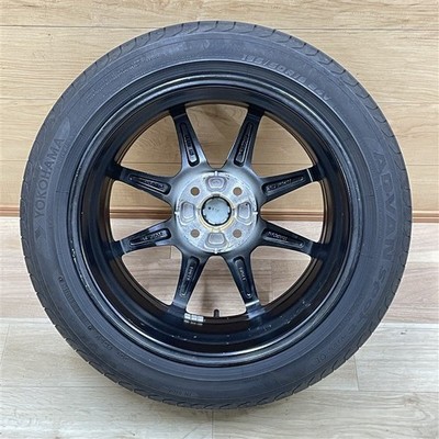 JDM Mazda Roadster Genuine 6.5-16 +45 4H100 Yokohama Advan Sports V105 (No Tires) - 画像 (6)