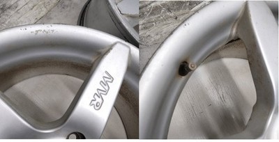 JDM Destination specified High-quality and rare 17x8.5J MVR 5H -120 af (No Tires) - 画像 (8)