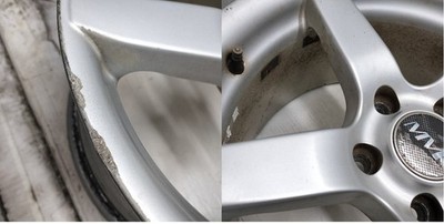 JDM Destination specified High-quality and rare 17x8.5J MVR 5H -120 af (No Tires) - 画像 (9)