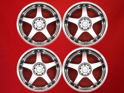 JDM Out of print rare Size Circlar Circular GTA used wheel 4-Wheel Set 9J 17 (No Tires)