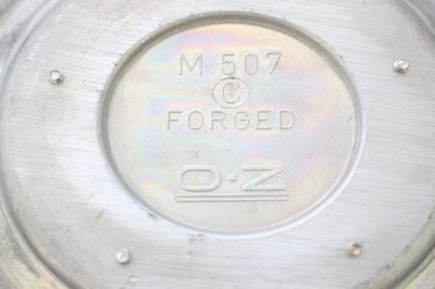 JDM 4 OZ Racing Aftermarket Used Wheel Center Plates Center Covers Emb No Tires - Image 5