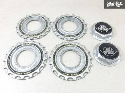 JDM LINEA SPORT Wheel Center cap diameter approx. 15.6cm HC-37-1 CRIM (No Tires)