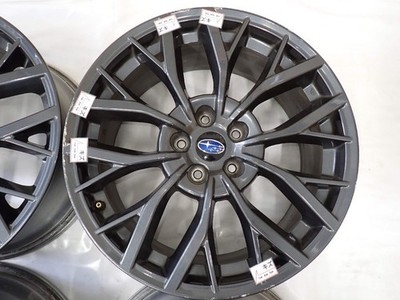 JDM 4-Wheel Set To company 19x8.5J Subaru WRX STI Genuine aluminum 5 hole (No Tires) - 画像 (3)