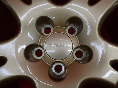 JDM SUBARU subaru Impreza GDB WRX STi genuine used wheels 4-Wheel Set 7.5J 1 (No Tires) - 画像 (9)