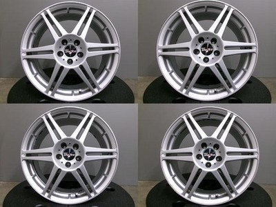 JDM 215/45R17 summer tires rare aftermarket aluminum wheels 175x100 bo (No Tires) - 画像 (2)