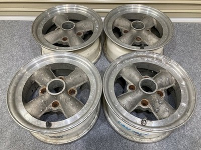 JDM Rare Watanabe 4-spoke wheel set 136J +20 PCD114.3 4-hole for older No Tires