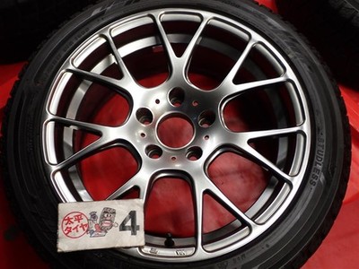 JDM 4-Wheel Set for BMW Yokohama IceGuard 6 iG60 225/45R17 91Q 7W Spoke 8 (No Tires) - 画像 (8)