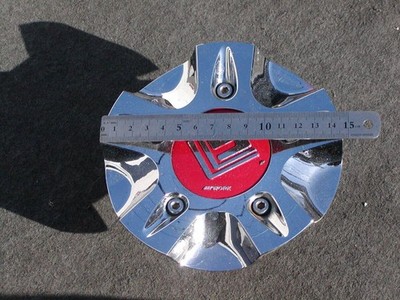 JDM Out of print WORK LS105 center caps chrome set of 4 Euroline WORK No Tires - Image 3