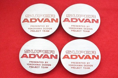 JDM 4 pieces Super Advan External Used Wheel Center Plate Center Cover (No Tires)