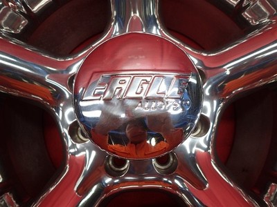 JDM Eagle alloy's 5Book spoke used wheel 4Book 8J 16PCD165 8 hole -3 h No Tires - Image 9