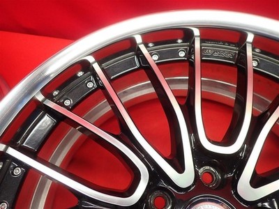 JDM WORK Lehrmeister LM-SW5 4Wheels 20x8.5+45 O 5x114.3 Velfire (No Tires) - 画像 (9)