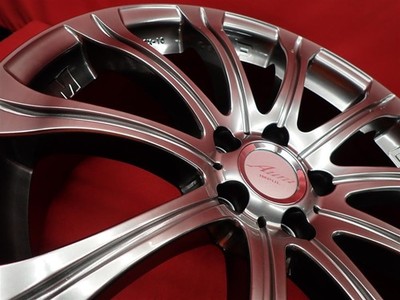JDM Rare IMPUL Aura SX10 Used Wheels 4-Wheel Set 8.5J 19PCD114.3 5 Holes +45 (No Tires) - 画像 (10)