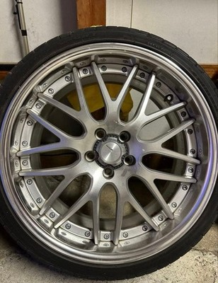 JDM 20work Lanvec wheels pick-up limited negotiation possible. No Tires - Image 4