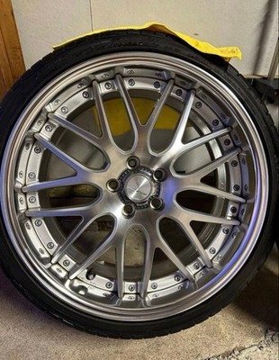 JDM 20work Lanvec wheels pick-up limited negotiation possible. No Tires - Image 5