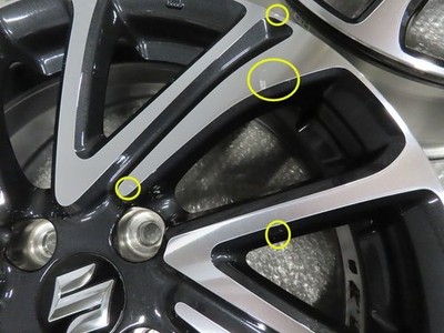 JDM 4Book tinki Swift RS Genuine Late Model ZC83 6J +45 PCD100 4-hole No Tires - Image 7