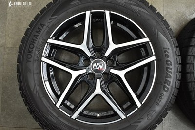 JDM Excellent Tread OZ Racing MSW40 18in 8J +48 PCD112 Yokohama IceGUA No Tires - Image 3