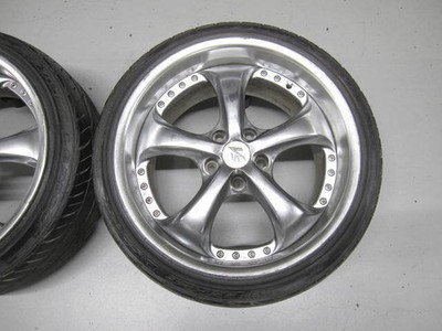 JDM Rare WORK VS-KF plated 10J+38 PCD114.3 5 holes 182Book work deep r No Tires - Image 4