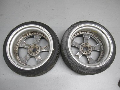JDM Rare WORK VS-KF plated 10J+38 PCD114.3 5 holes 182Book work deep r No Tires - Image 5