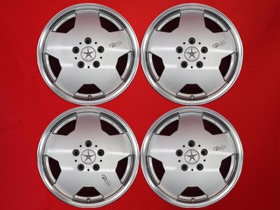 JDM Out of print rare STARFORM Type D 1P Used wheel 4-Wheel Set 7J 16PCD114. (No Tires)