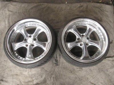 JDM Rare WORK VS-KF plated 9.0J+33 PCD114.3 5 holes 182Book work deep No Tires