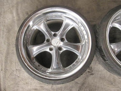 JDM Rare WORK VS-KF plated 9.0J+33 PCD114.3 5 holes 182Book work deep No Tires - Image 2
