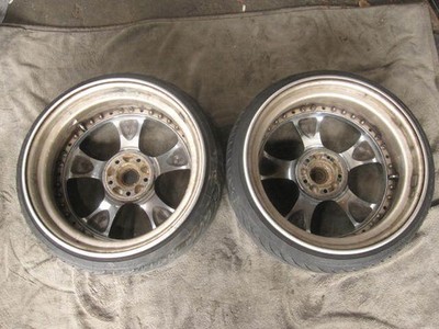JDM Rare WORK VS-KF plated 9.0J+33 PCD114.3 5 holes 182Book work deep No Tires - Image 5