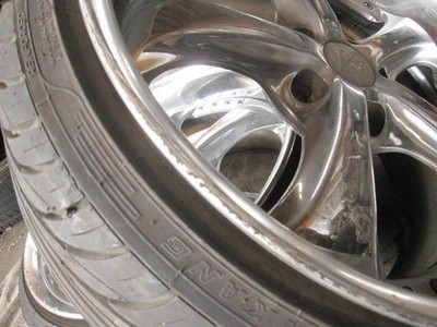 JDM Rare WORK VS-KF plated 9.0J+33 PCD114.3 5 holes 182Book work deep No Tires - Image 8