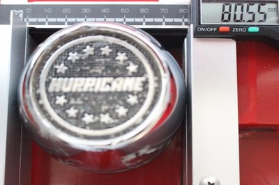JDM 1 sheet Hurricane Racing aftermarket used wheel center plate cente No Tires - Image 6