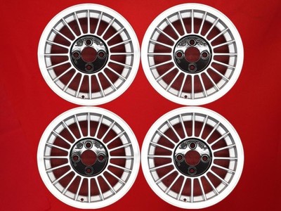 JDM Out of print rare Linea Sports Fin used wheels 4Book 6J 14PCD100 4 No Tires