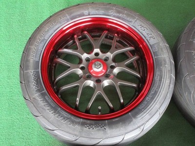 JDM Rare Sparco NS-II 4-Wheel Set 15x6.5J+32 pcd100 wheels for Vitz March F (No Tires) - 画像 (5)