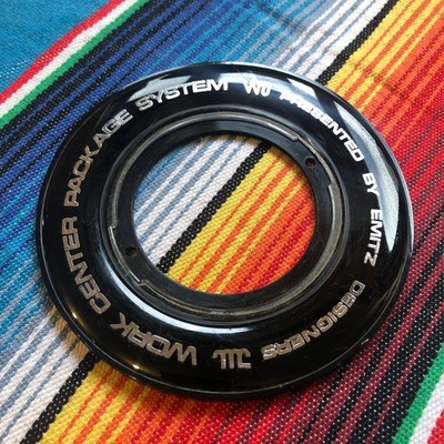 JDM Work Ewing wing work HiSo old car center cap plate beautiful black (No Tires)