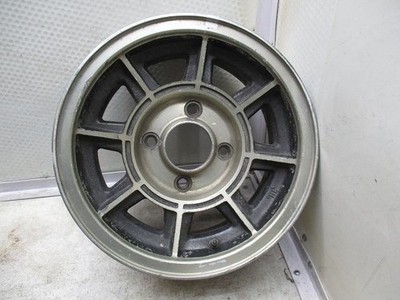 JDM 13 inch non-genuine 6J+15 114.3 Rare Vintage used aluminum wheels No Tires - Image 3