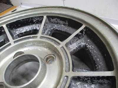 JDM 13 inch non-genuine 6J+15 114.3 Rare Vintage used aluminum wheels No Tires - Image 7