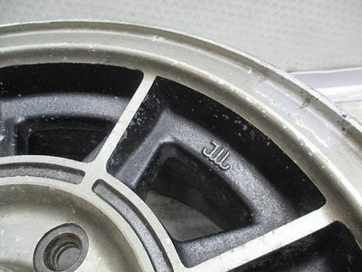 JDM 13 inch non-genuine 6J+15 114.3 Rare Vintage used aluminum wheels No Tires - Image 8