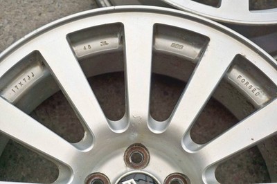 JDM Forged lightweight Subaru genuine option BBS RV722 17in 7J +48 PCD (No Tires) - 画像 (6)