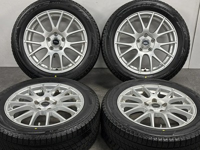 JDM Used Bridgestone wheel set 4-piece set 17x7.0J +53 PCD 114.3 2 (No Tires) - 画像 (2)