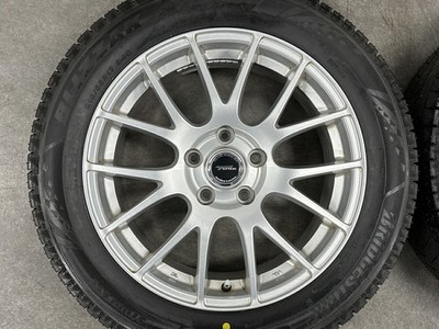 JDM Used Bridgestone wheel set 4-piece set 17x7.0J +53 PCD 114.3 2 (No Tires) - 画像 (4)