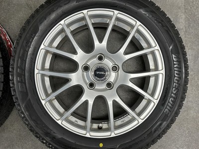 JDM Used Bridgestone wheel set 4-piece set 17x7.0J +53 PCD 114.3 2 (No Tires) - 画像 (5)