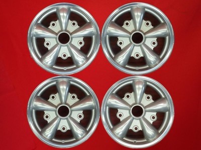 JDM CAL LOOK EMPI type 5-Wheel Set spoke polished 5.5J-15 205 5 holes +16 hu (No Tires)