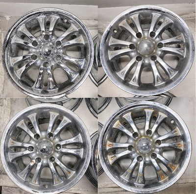 JDM Destination specified <Rare aftermarket wheels 4-Wheel Set> 16x8J 6H (No Tires) - 画像 (2)