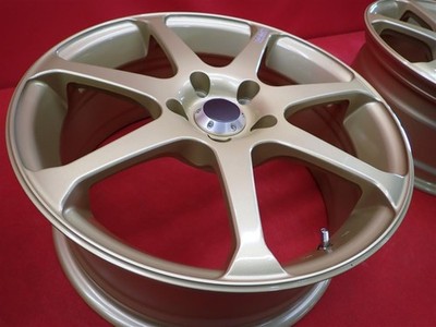 JDM 90's out of print popular AVS Model 7 used wheels 4-Wheel Set 7J 17PCD11 (No Tires) - 画像 (10)