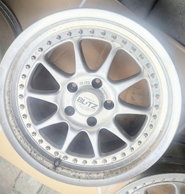 JDM Out-of-print item: BLITZ Racing BRW-01 174-Wheel Set (No Tires) - 画像 (4)