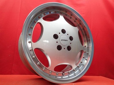 JDM SPORSH AX wheels 4wheels different sizes 8/9J-17 PCD114.3 5 holes (No Tires) - 画像 (2)