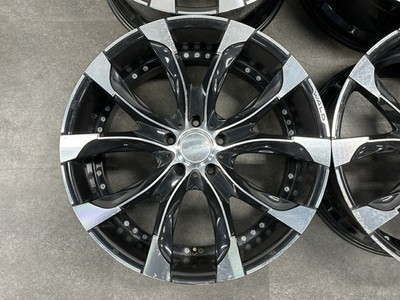 JDM Used WALD JARRET J11-C 4-Wheel Set 22x10.0J +45 PCD 130 Wheels (No Tires) - 画像 (3)