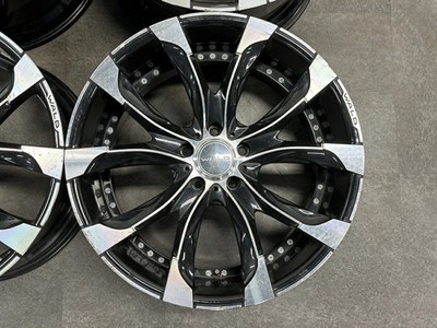 JDM Used WALD JARRET J11-C 4-Wheel Set 22x10.0J +45 PCD 130 Wheels (No Tires) - 画像 (4)