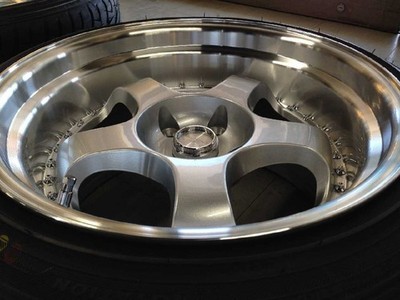 JDM Koshigaya 09-131256 Unused ELEMENT M1228 17-inch 4-Wheel Set Custom (No Tires) - 画像 (5)