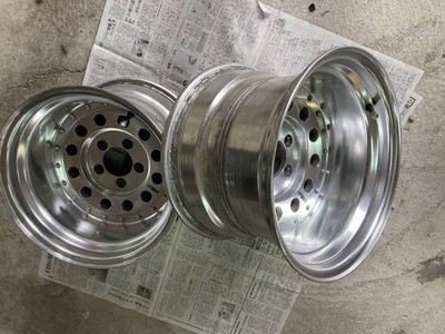 JDM Hurricane Racing 11Jx2-Wheel Set PCD114 3 5-hole offset -48 for Ford Jap (No Tires)