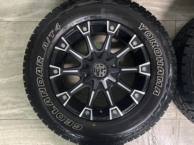 JDM Used CRIMSON 4-Wheel Set 17x7.0J +35 PCD xxx 245/65R17 111H tire (No Tires) - 画像 (4)
