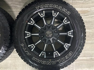 JDM Used CRIMSON 4-Wheel Set 17x7.0J +35 PCD xxx 245/65R17 111H tire (No Tires) - 画像 (5)